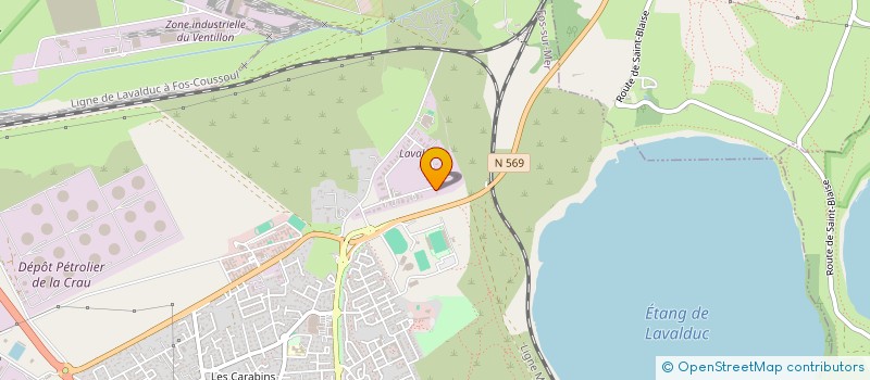 localisation de l'entreprise ESPACE DE LOCATION E.D.L.  FOS-SUR-MER