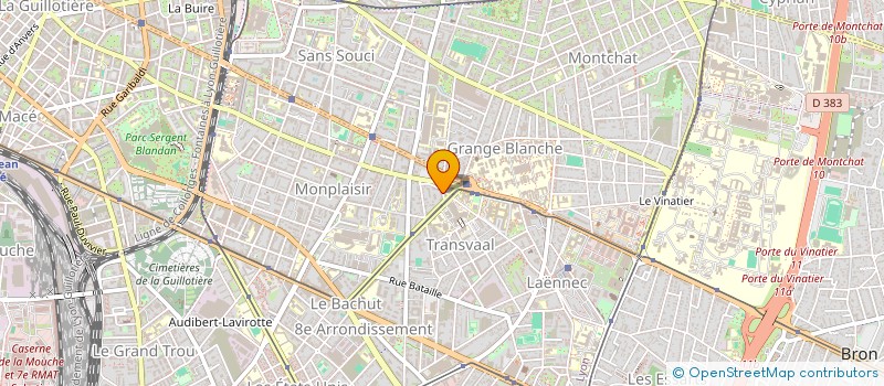 localisation de l'entreprise ESPACE DE PREVENTION CAPILLAIRE  LYON