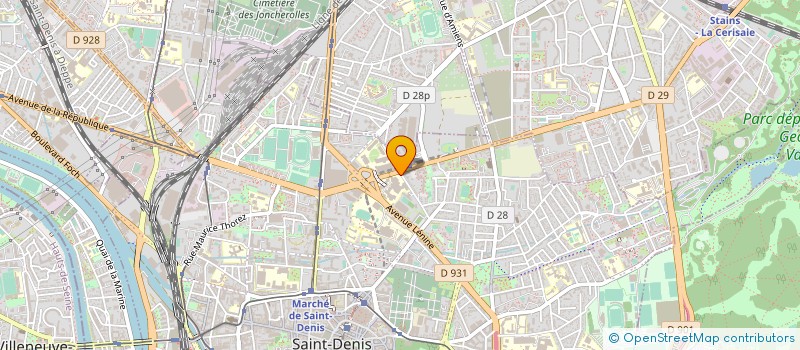 localisation de l'entreprise ESPACE DE PROTECTION ET D ORIENTATIONS NOUVELLES DES JEUNES à SAINT-DENIS