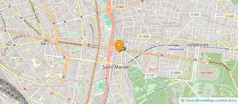 localisation de l'entreprise ESPACE DE PSYCHOTHERAPIE à SAINT-MANDE