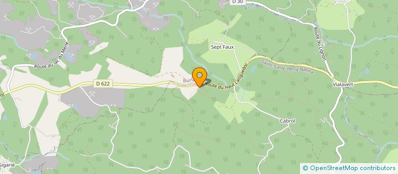 localisation de l'entreprise ESPACE DE RECHERCHES APPLIQUEES AU DEVELOPPEMENT DES RESSOURCES HUMAINES à SAINT-SALVY-DE-LA-BALME