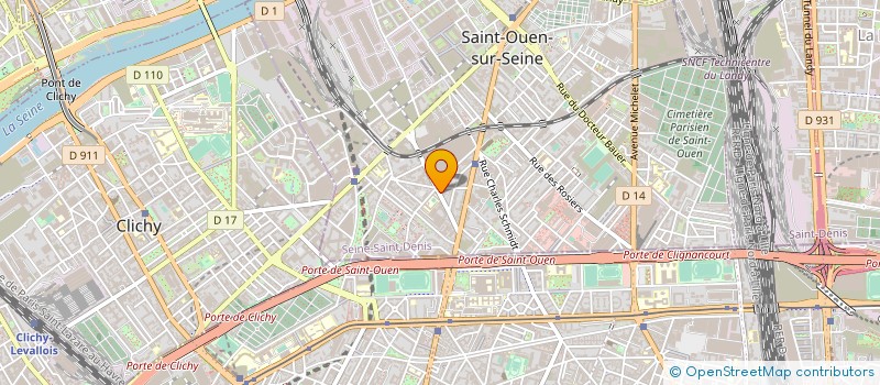 localisation de l'entreprise ESPACE DE SOUTIEN SCOLAIRE à SAINT-OUEN-SUR-SEINE