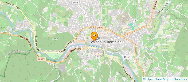 localisation de l'entreprise ESPACE DE VIE SOCIALE - VENTOUX SOLIDARITES  VAISON-LA-ROMAINE