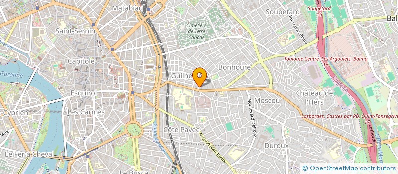 localisation de l'entreprise ESPACE DECOR  TOULOUSE