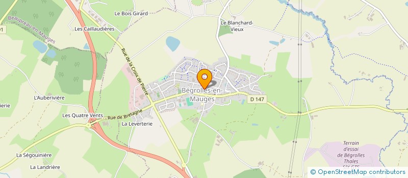 localisation de l'entreprise ESPACE DEL MAYOR  LE MAY-SUR-EVRE