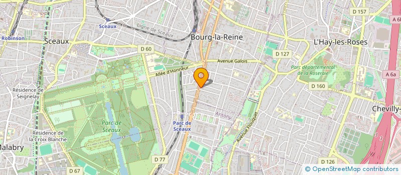 localisation de l'entreprise ESPACE DEMAILLY à BOURG-LA-REINE