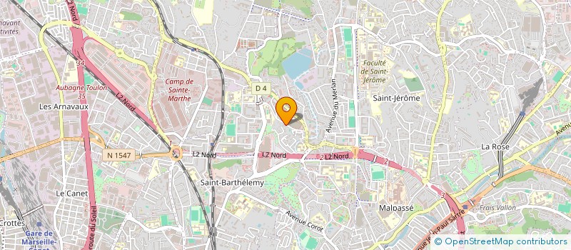 localisation de l'entreprise ESPACE DES ARTS NUMERIQUE DE L IMAGE ET DU SON  MARSEILLE
