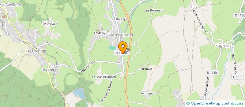 localisation de l'entreprise ESPACE DES CORPS  PIERRE-CHATEL