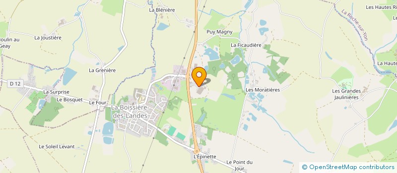 localisation de l'entreprise ESPACE DES MARQUES.COM à LA BOISSIERE-DES-LANDES