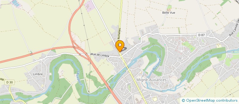 localisation de l'entreprise ESPACE DES NATIONS à MIGNE-AUXANCES