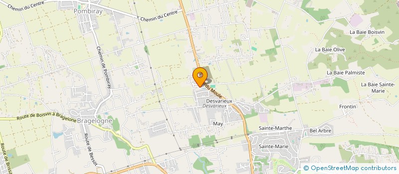 localisation de l'entreprise ESPACE DES OLIVIERS à SAINT-FRANCOIS