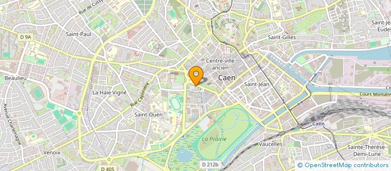 localisation de l'entreprise ESPACE DEUXIEME à CAEN