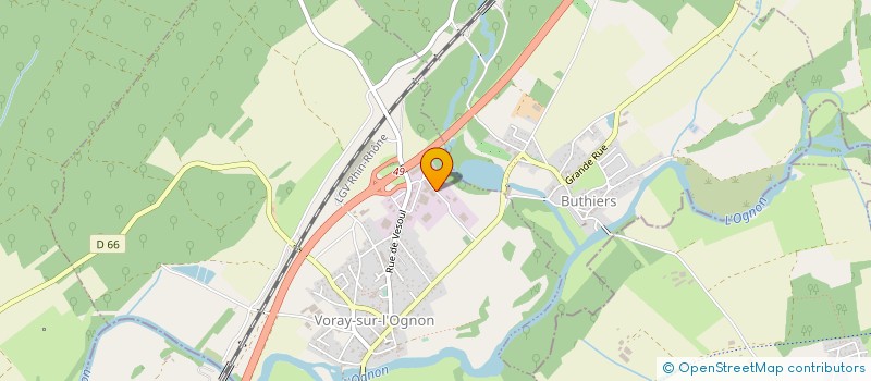 localisation de l'entreprise ESPACE DEVILLE  VORAY-SUR-L'OGNON