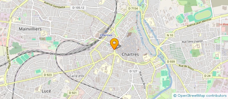 localisation de l'entreprise ESPACE DIABETE 28 à CHARTRES