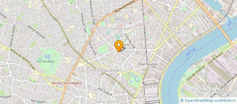 localisation de l'entreprise ESPACE DIFFUSION à BORDEAUX
