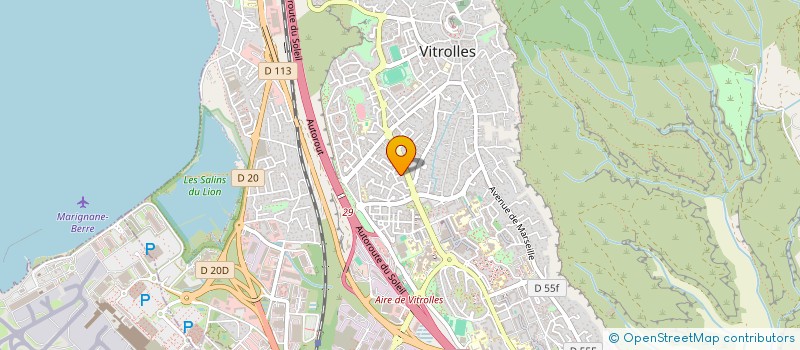 localisation de l'entreprise ESPACE DIFFUSION SARL  VITROLLES