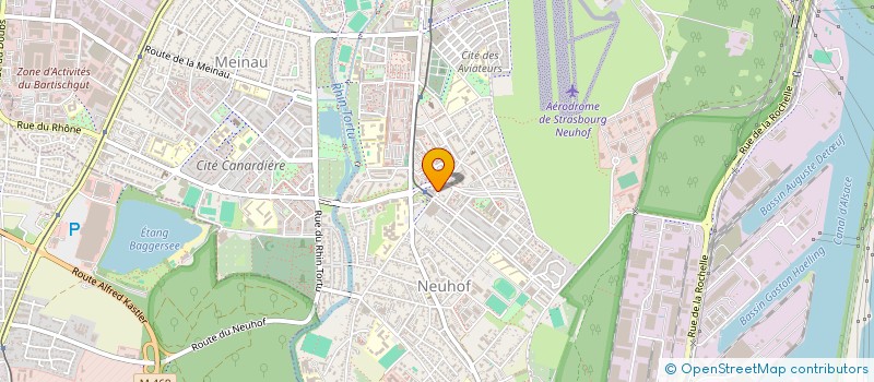 localisation de l'entreprise ESPACE DJANGO STRASBOURG NEUHOF à STRASBOURG