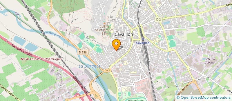 localisation de l'entreprise ESPACE DM à CAVAILLON