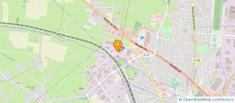 localisation de l'entreprise ESPACE DU LIEN à ROANNE