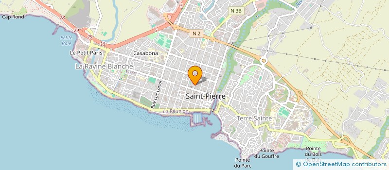 localisation de l'entreprise ESPACE DUPARC à SAINT-PIERRE