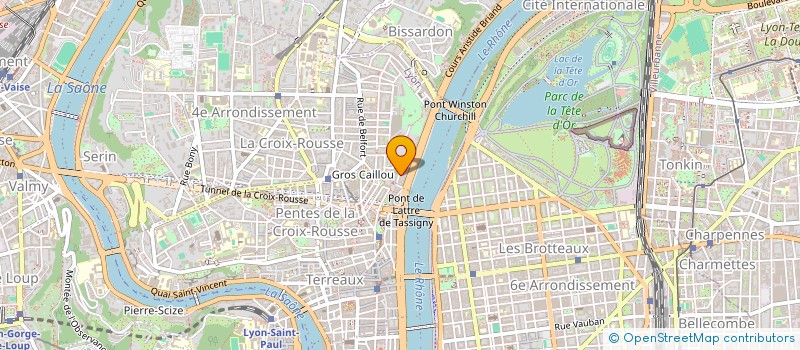 localisation de l'entreprise ESPACE ECLAIRAGE à LYON