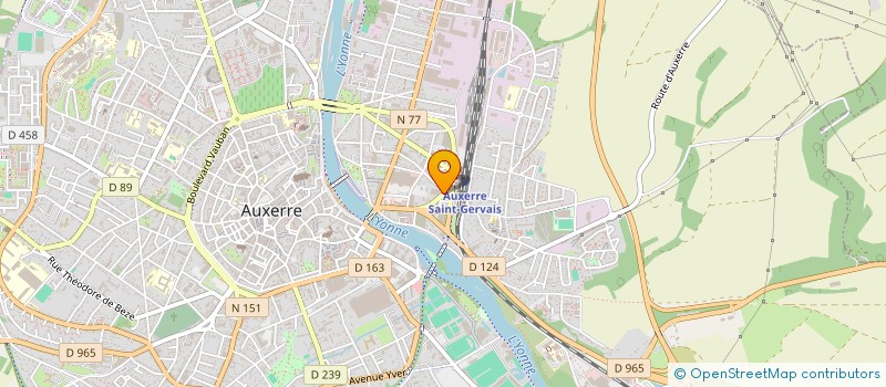 localisation de l'entreprise ESPACE ECO-HABITAT à AUXERRE
