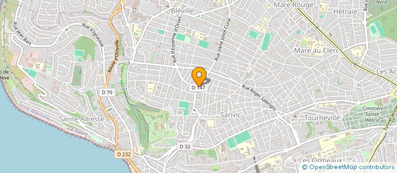 localisation de l'entreprise ESPACE ECUREUIL  LE HAVRE