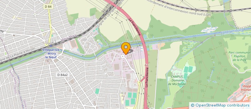 localisation de l'entreprise ESPACE EDEN  VILLEPARISIS