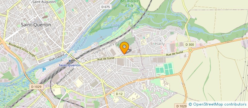 localisation de l'entreprise ESPACE ELECTRIQUE DE PICARDIE à SAINT-QUENTIN