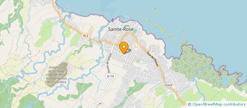 localisation de l'entreprise ESPACE ELECTRONIC  SAINTE-ROSE