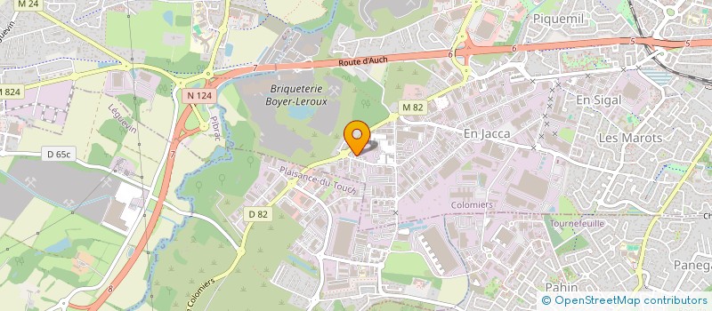 localisation de l'entreprise ESPACE EN JACCA à COLOMIERS