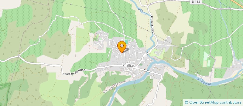 localisation de l'entreprise ESPACE ENERGETIQUE HARMONIE ASSOCIATION BIEN ETRE RELAXATION DETENTE  COLLIAS