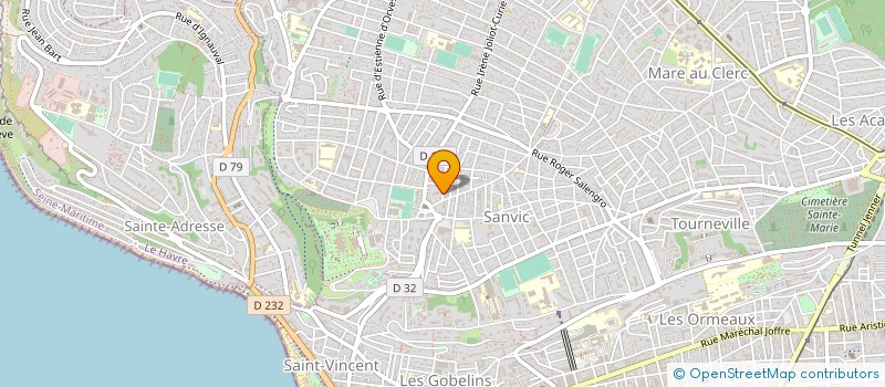 localisation de l'entreprise ESPACE ENFANCE SANVIC  LE HAVRE
