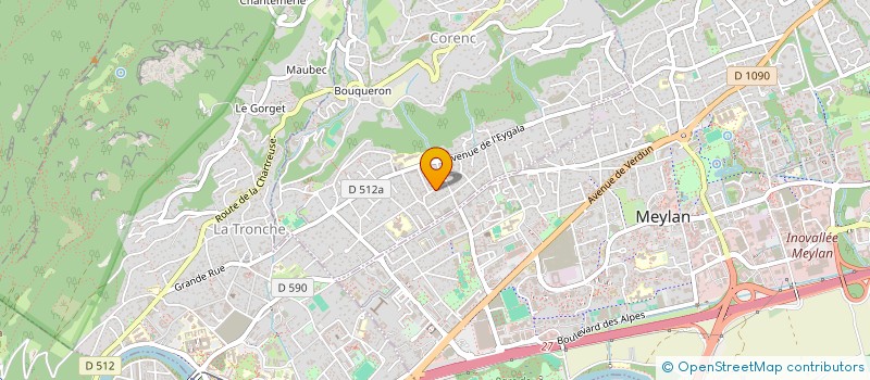 localisation de l'entreprise ESPACE ENFANTS CORENC à CORENC
