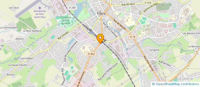 localisation de l'entreprise ESPACE ENSEIGNES à FLERS