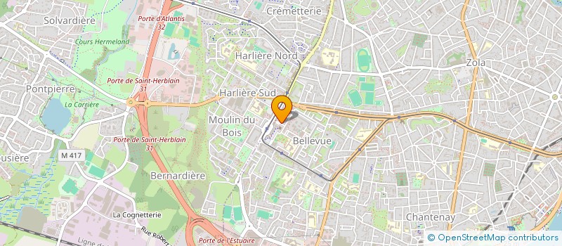 localisation de l'entreprise ESPACE ENTREPRISE BRETAGNE PAYS DE LOIRE à NANTES