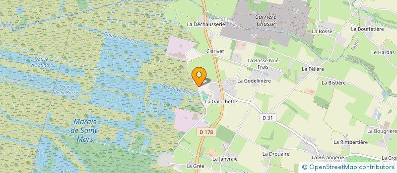 localisation de l'entreprise ESPACE EQUESTRE DE MAZEROLLES  SAINT-MARS-DU-DESERT