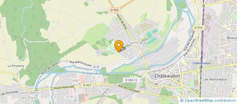 localisation de l'entreprise ESPACE EQUESTRE DUNOIS à CHATEAUDUN