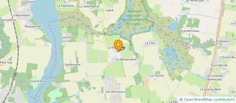 localisation de l'entreprise ESPACE EQUESTRE LA FLEURIAYE à CARQUEFOU