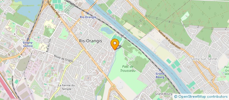 localisation de l'entreprise ESPACE EQUESTRE RIS EVRY à RIS-ORANGIS