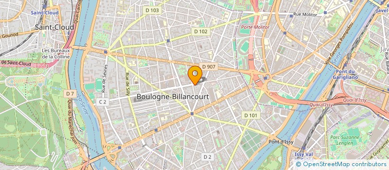 localisation de l'entreprise ESPACE EQUIPEMENTS à BOULOGNE-BILLANCOURT