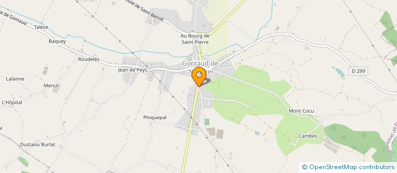 localisation de l'entreprise ESPACE ET ATMOSPHERE  GONTAUD-DE-NOGARET