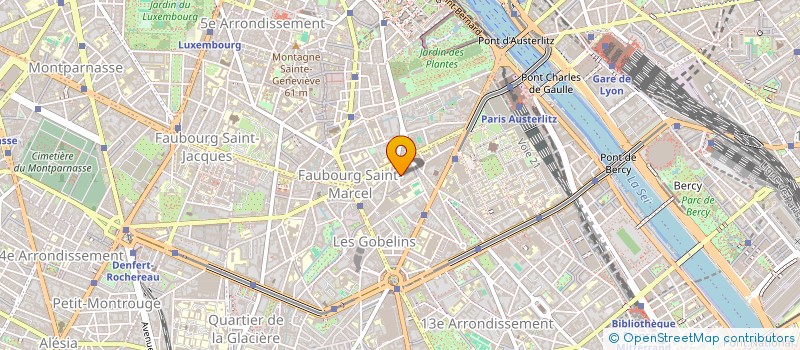 localisation de l'entreprise ESPACE ET CONCEPTION  PARIS 13