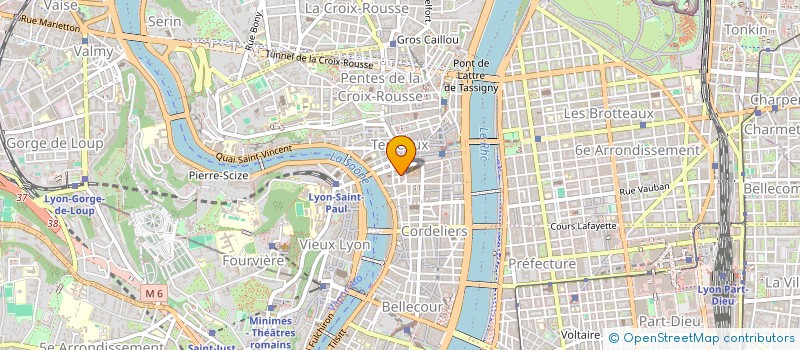 localisation de l'entreprise ESPACE ET COULEURS à LYON