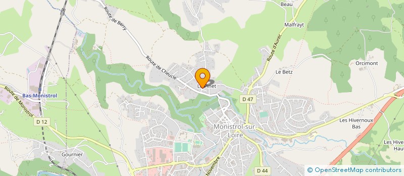 localisation de l'entreprise ESPACE ET COURSE à MONISTROL-SUR-LOIRE