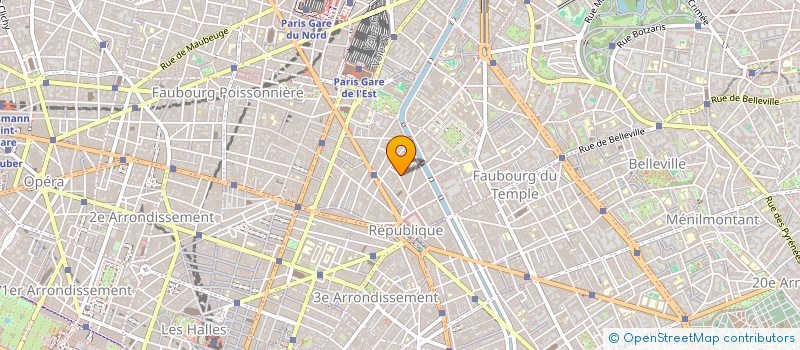 localisation de l'entreprise ESPACE ET CREATION  PARIS