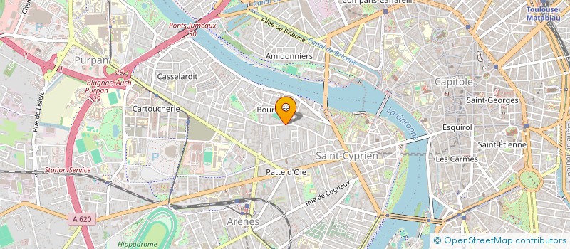localisation de l'entreprise ESPACE ET LIVING LABS à TOULOUSE