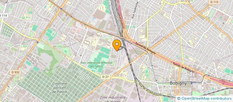 localisation de l'entreprise ESPACE-ETANCHE  BOBIGNY