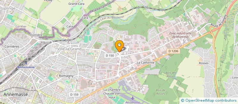 localisation de l'entreprise ESPACE ETOILE 74 à VILLE-LA-GRAND