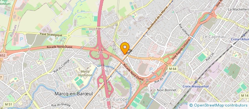 localisation de l'entreprise ESPACE EURONORD  WASQUEHAL